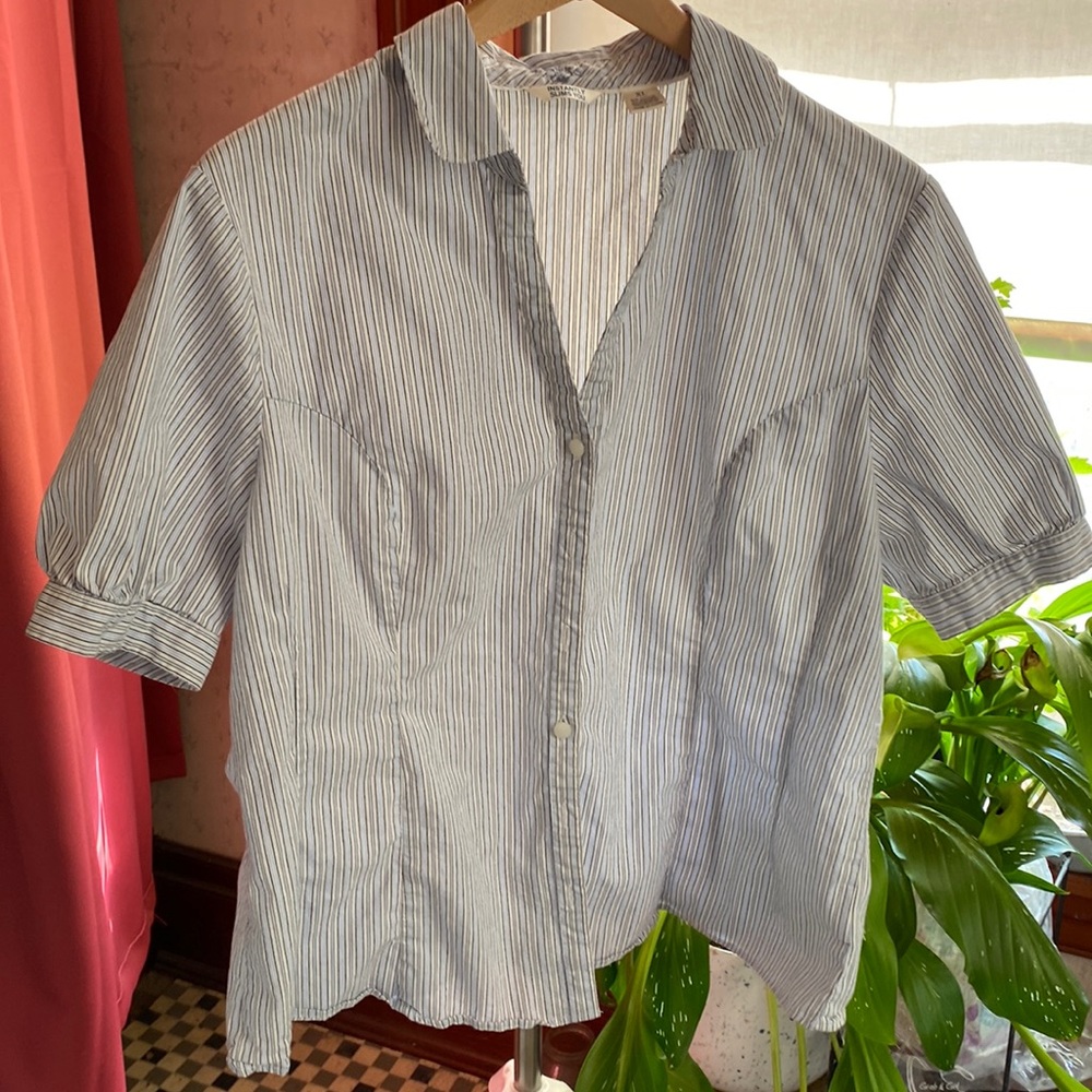 Riders by Lee Instantly Slimming Button Up Blouse